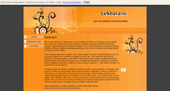 Desktop Screenshot of lektura.si