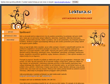 Tablet Screenshot of lektura.si